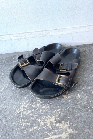 Isabel Marant Black Strappy Buckle Sandals Selected by The Curatorial Dept.