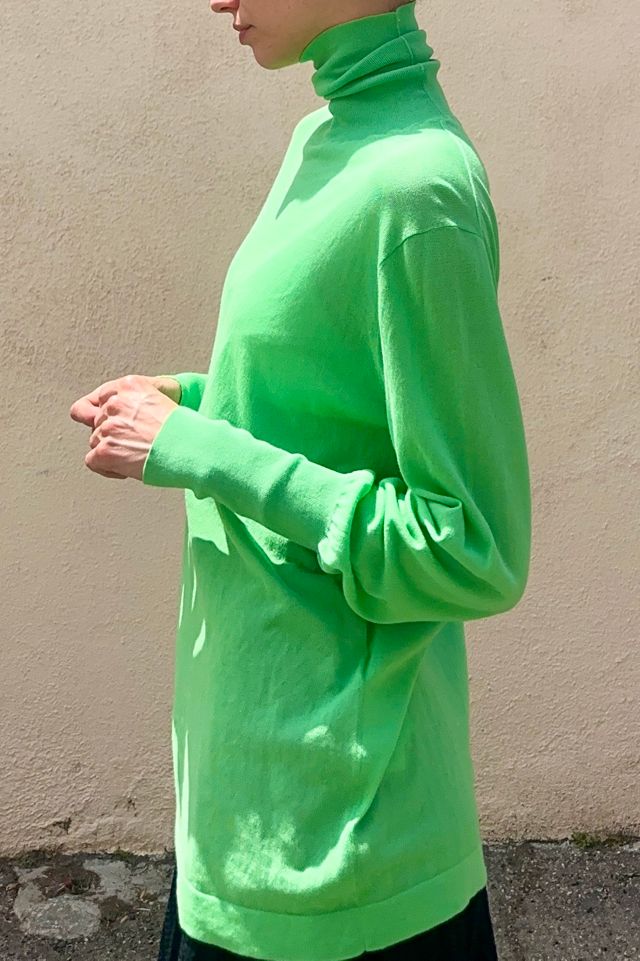 Studio Nicholson Nilo Fine Crepe Turtleneck - Apple Selected by The Curatorial Dept. #2