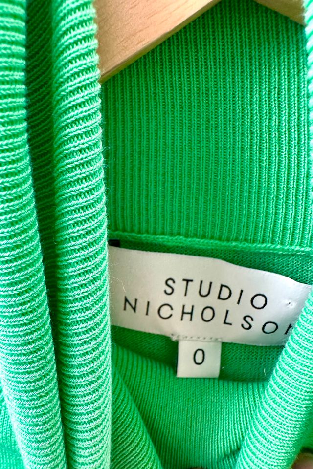 Studio Nicholson Nilo Fine Crepe Turtleneck - Apple Selected by The Curatorial Dept. #3