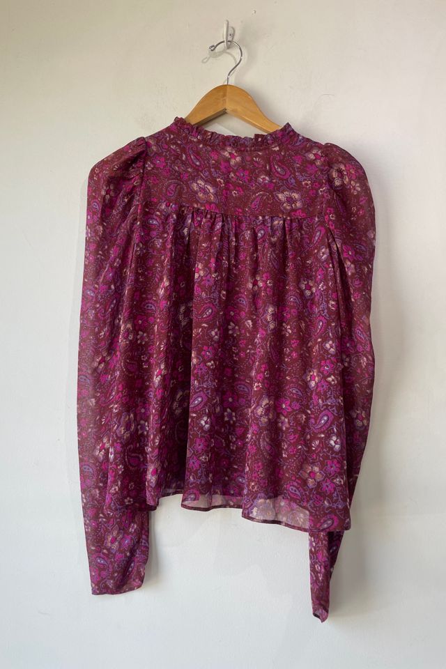 Ulla Johnson Floral Paisley Silk Blouse Selected by The Curatorial Dept. #2