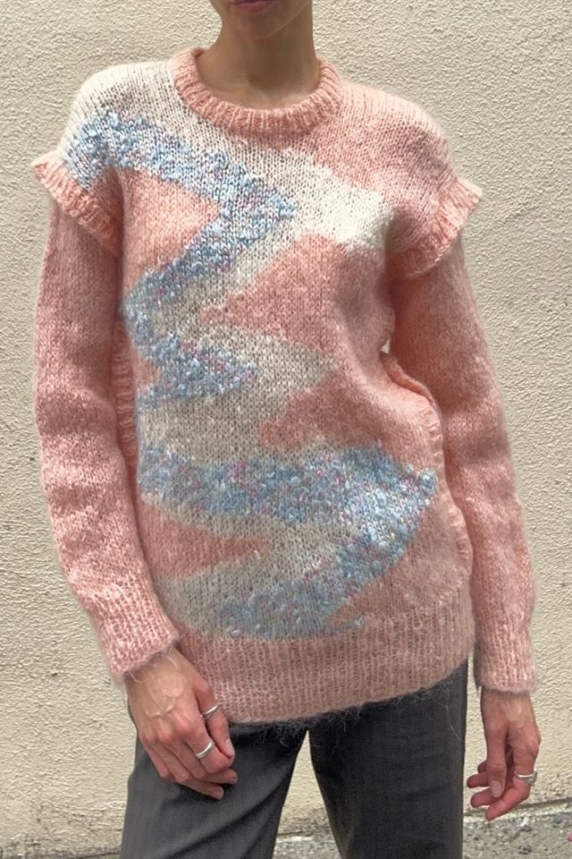 Bonz Pink Mohair Sweater Selected by The Curatorial Dept. #1