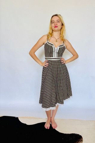 Vintage Plaid Cosset Gunne Sax  Dress Selected by Atlantic Vintage
