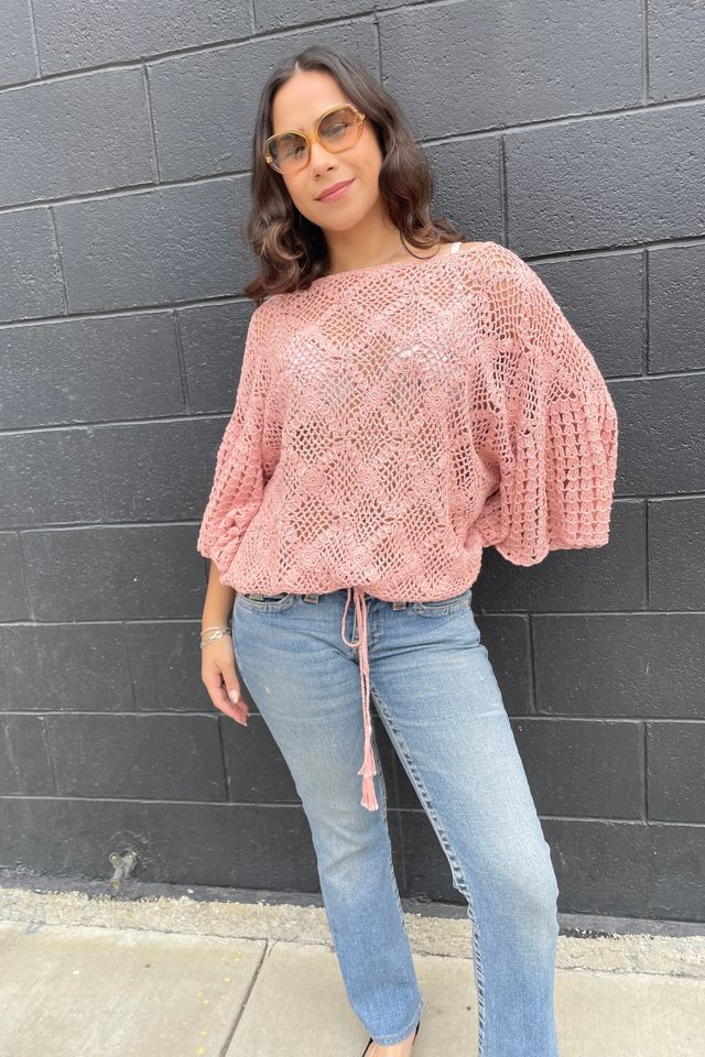 Vintage Hand Crochet Skirt and Top Set Selected by FernMercantile #1