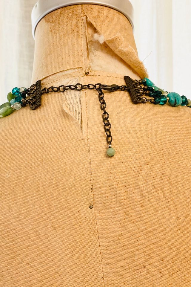 Vintage Turquoise Bib  Necklace Selected by FernMercantile #3