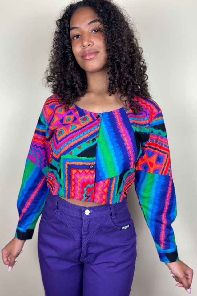 Vintage Nineties Colorful  Shirt Selected By Ankh By Racquel #1