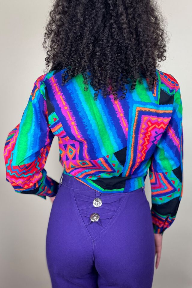 Vintage Nineties Colorful  Shirt Selected By Ankh By Racquel #2