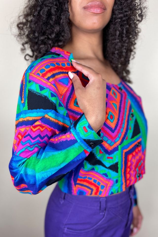 Vintage Nineties Colorful  Shirt Selected By Ankh By Racquel #3