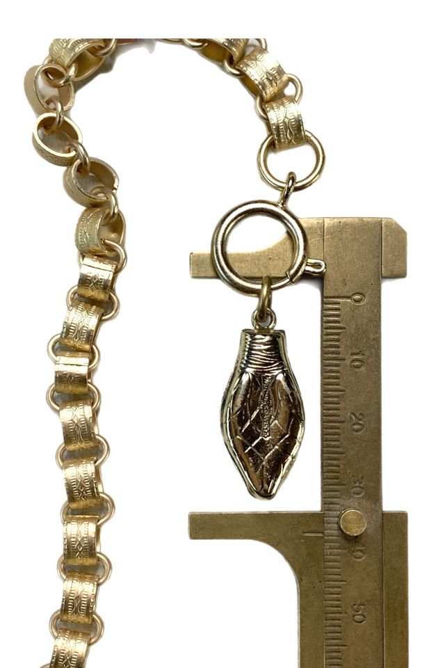 Vintage Whiting + Davis Snake Pendant with Bookchain Necklace Selected by Lux Revival #3