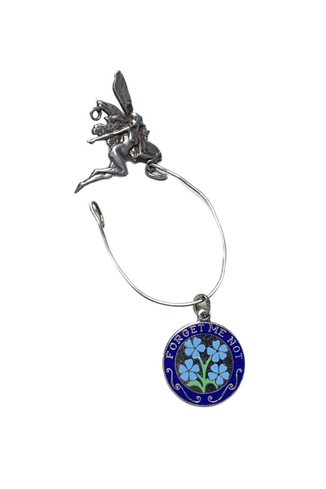Vintage Sterling Silver Fairy Charm Holder Pendant Selected by Lux Revival #1