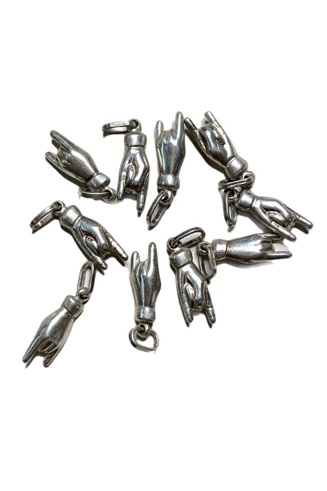 Vintage Sterling Mano Cornuto Figa Pendant Selected by Lux Revival #3