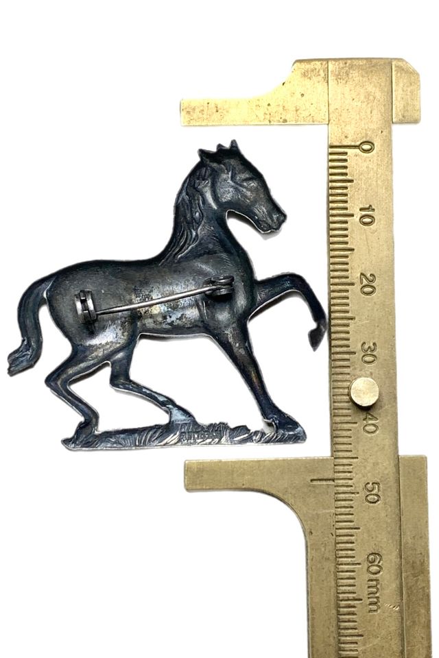Vintage Sterling Silver Wild Horse Brooch Selected by Lux Revival #1