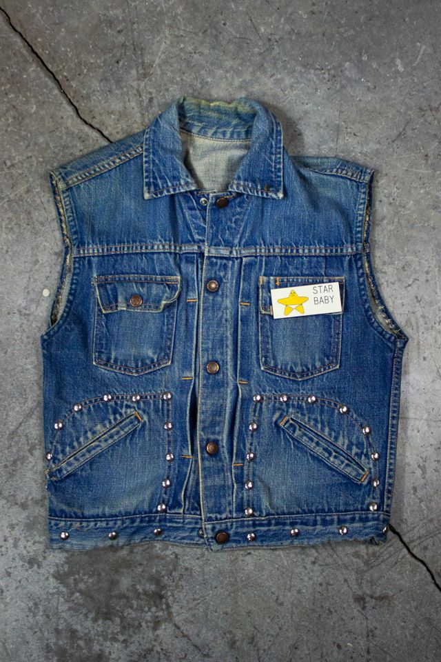 Vintage 70s Star Baby Denim Vest Selected by Black Shag Vintage #3