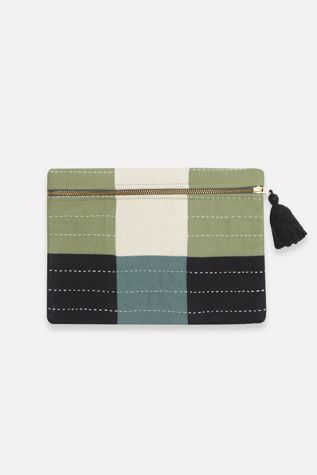 Anchal Checkered Pouch