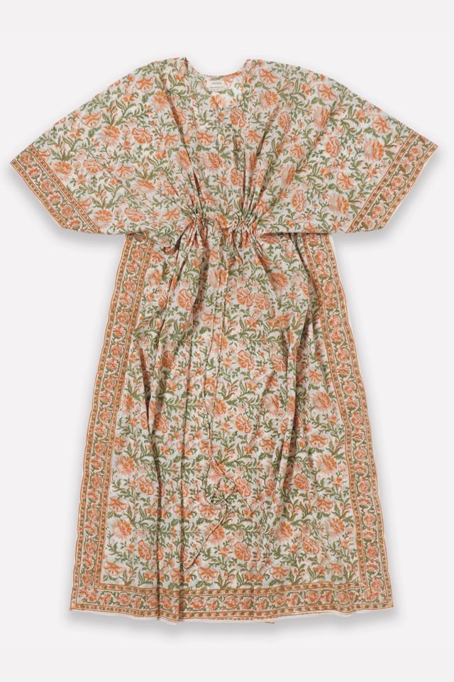 Anchal Block Print Floral Kaftan #2