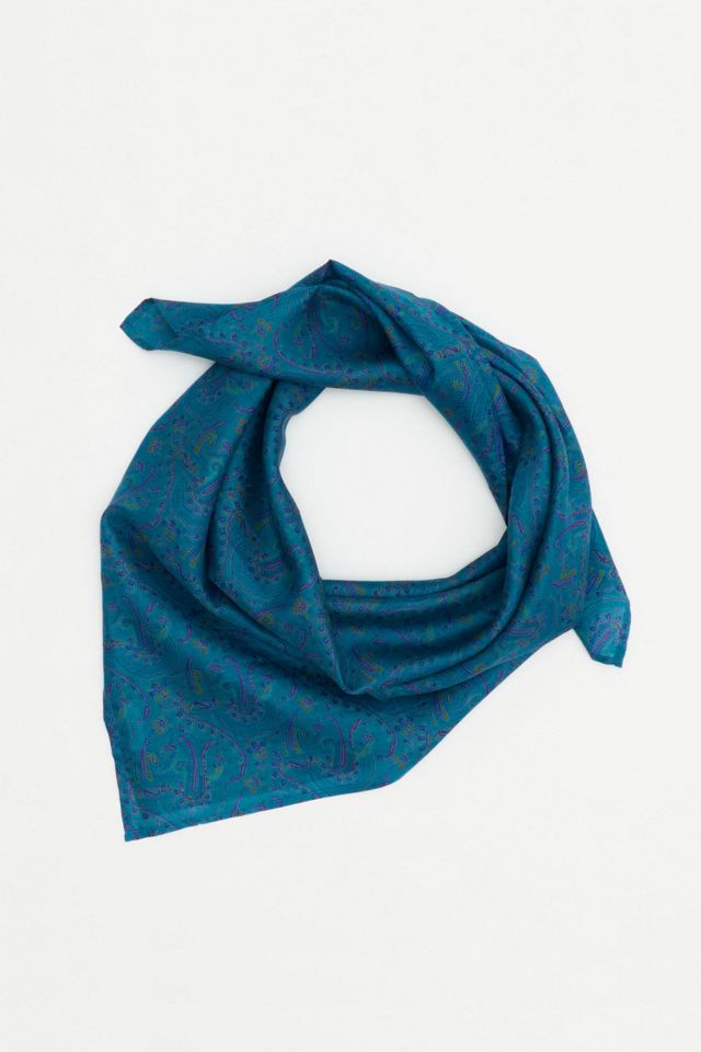 Anchal Vintage Silk Square Scarf - No. 250115 #1