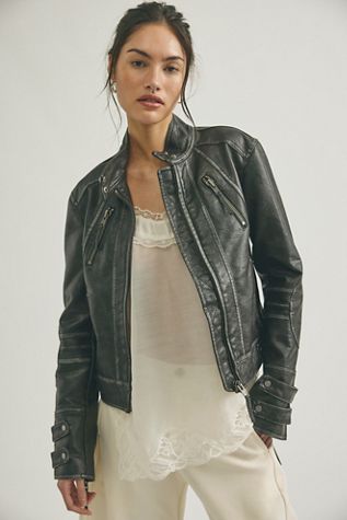 Rare 90s Team Chevy Truck Kawasaki Leather Jacket Selected By The