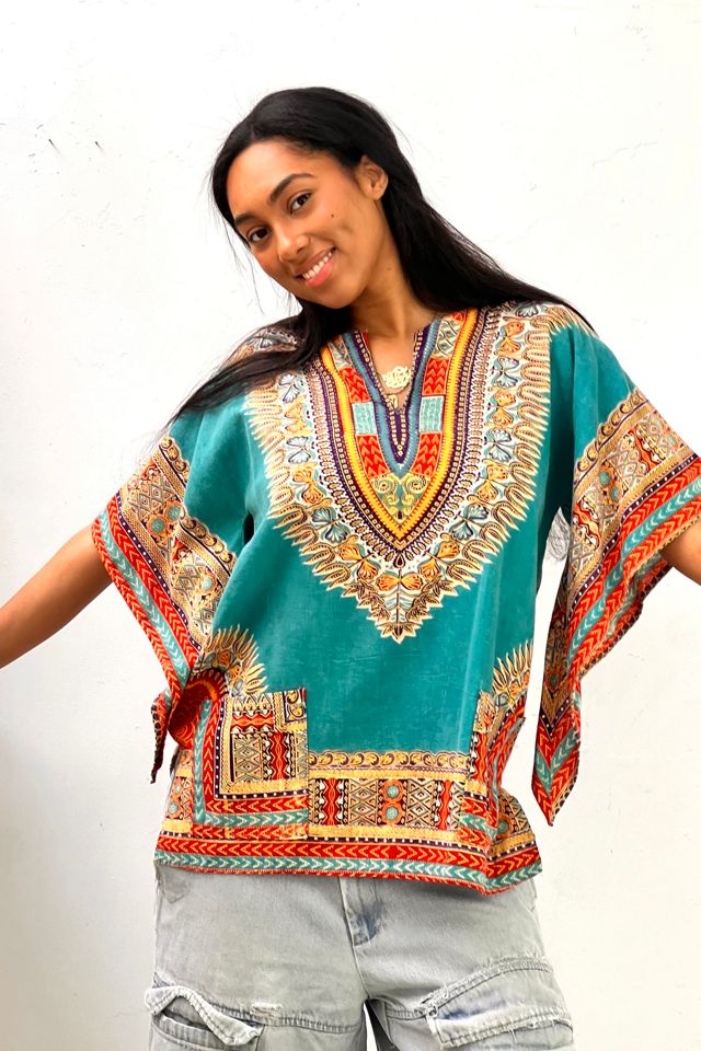 Vintage Dashiki Top Selected by Anna Corinna #1