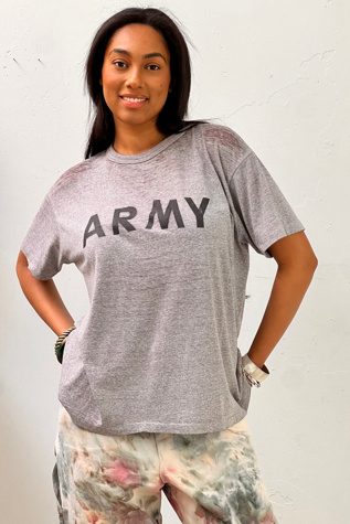 Vintage Army T Shirt Selected by Anna Corinna