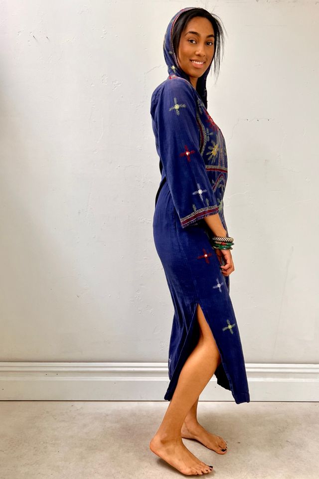 Vintage Hooded Embroidered Tunic Selected by Anna Corinna #1