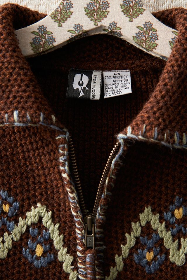 FP MART: Vintage: The Originals Scandinavian Zip Up Knit Cardi #3