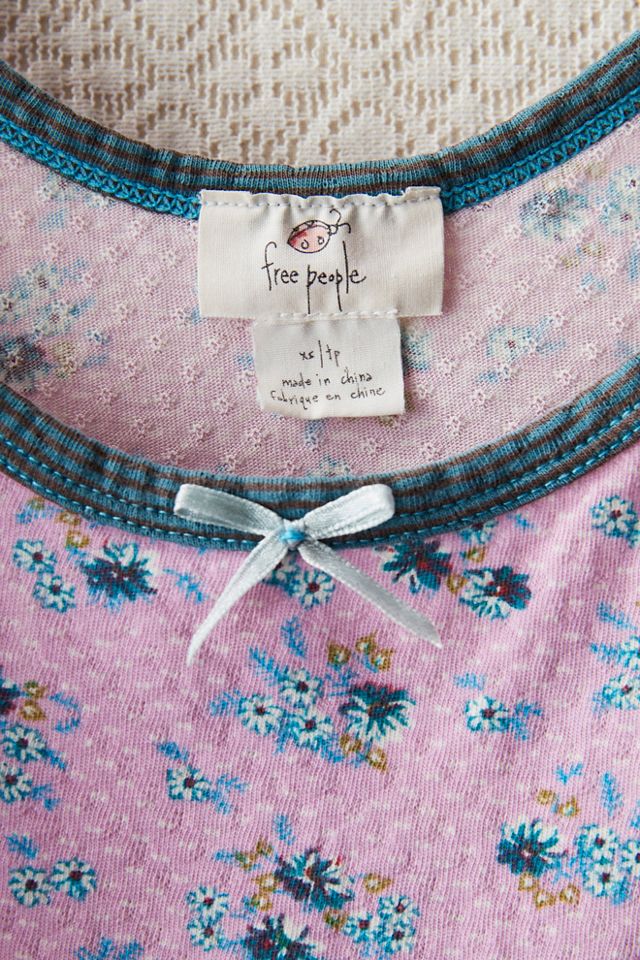 FP MART: Vintage: The Originals Floral Ruffled Tank Mini Dress #3