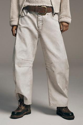 We The Free Good Luck Coated Barrel Jeans