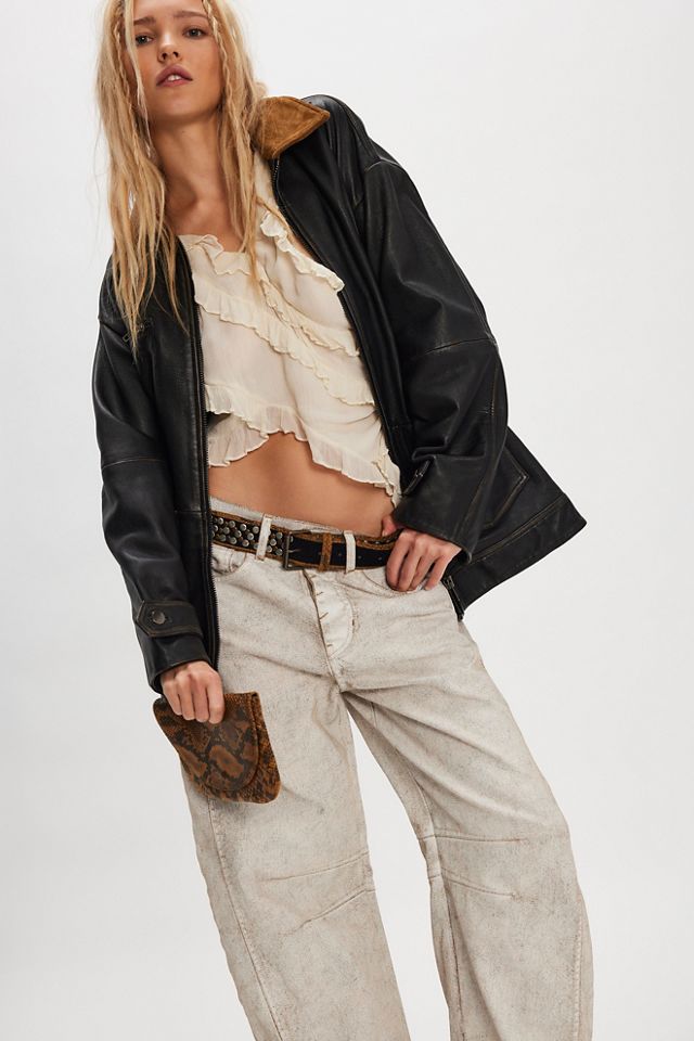 We The Free Good Luck Coated Barrel Jeans #5