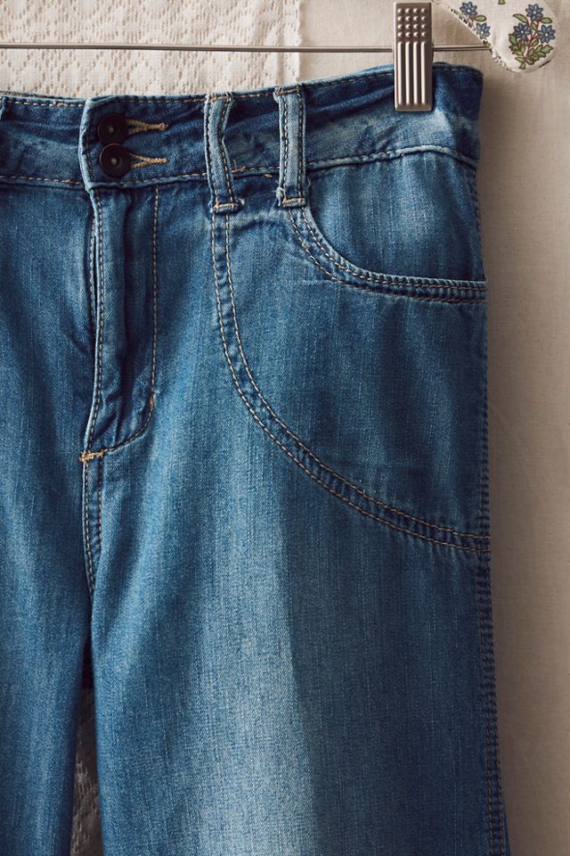 FP MART: Vintage: The Originals Extreme Wideleg Frayed Denim Jeans #2