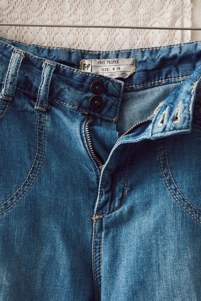 FP MART: Vintage: The Originals Extreme Wideleg Frayed Denim Jeans #3