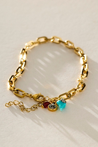 Marly Moretti Turquoise & Pyrite Anklet