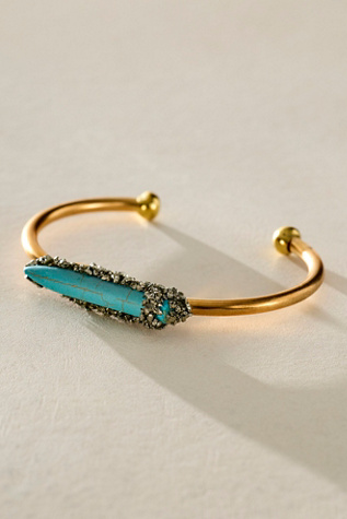 Женский браслет Marly Moretti Turquoise Point, цвет: Золотой / Бирюзовый, вариант 1 — фото 1