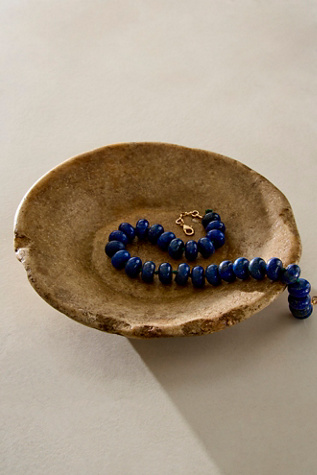 Atma Prema Indian Stone Dish at Free People in Tan