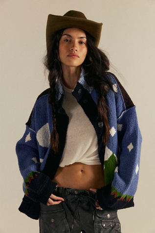 We The Free Night Night Cardi at Free People in Black, Size: XS