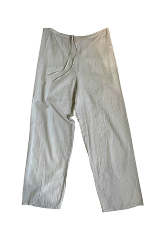 Vintage Semi Sheer Drawstring Waist Pants Selected by SharpLilTeeth