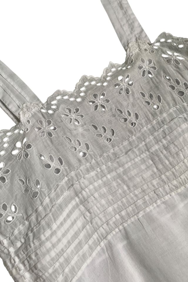 Vintage Sheer Cotton Eyelet Tank Selected by SharpLilTeeth #2