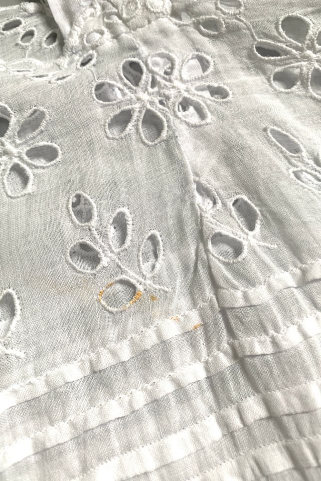 Vintage Sheer Cotton Eyelet Tank Selected by SharpLilTeeth #3