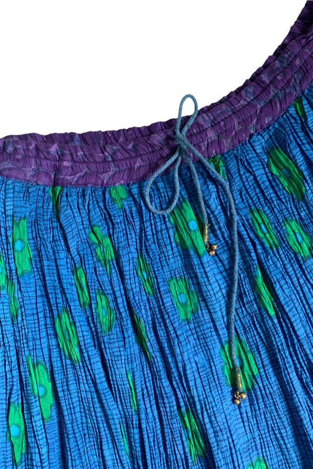 Vintage 1990s Crinkle Gauze Maxi Skirt Selected by SharpLilTeeth #2