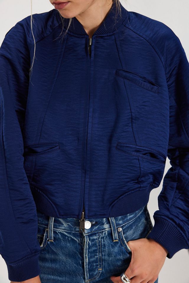 Ellie Satin Bomber #3