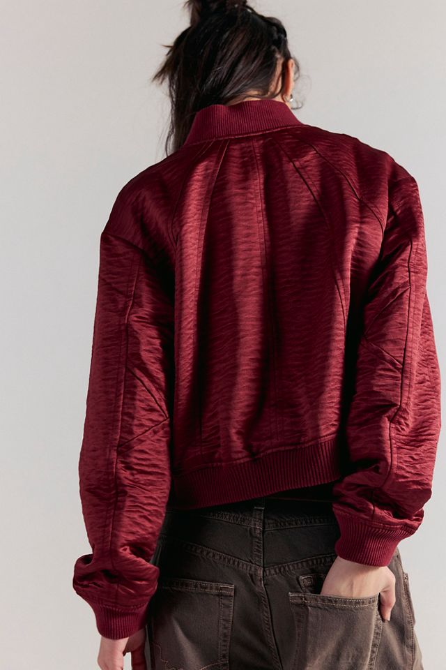 Ellie Satin Bomber #1