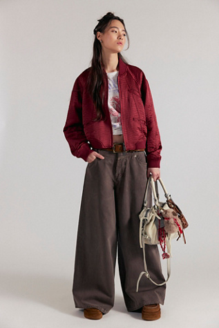Ellie Satin Bomber