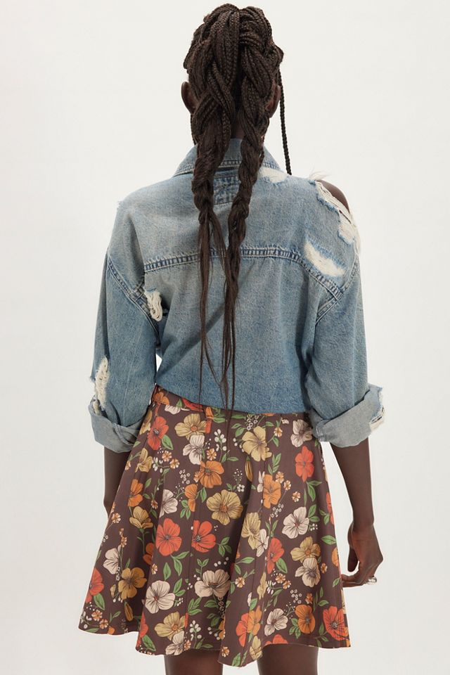 Dahlia Printed Circle Mini Skirt #1