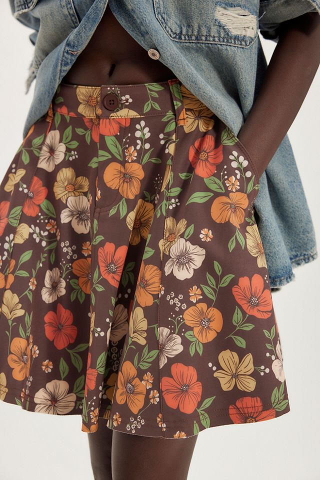 Dahlia Printed Circle Mini Skirt #2
