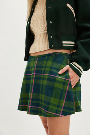 Paradise Found New Menswear Skort by Free People in Green, Size: XS