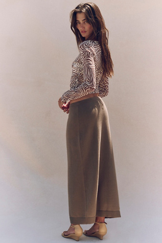 Let's Stay Together Long Sleeve by Intimately at Free People in Brown, Size: XS