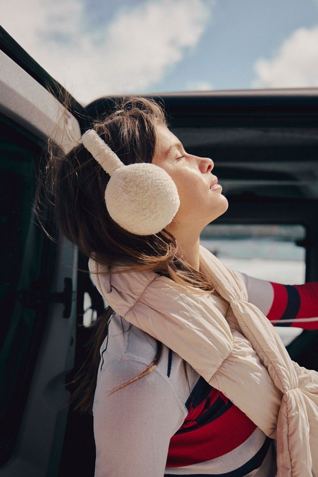 Double Diamond Fleece Ear Warmers #1