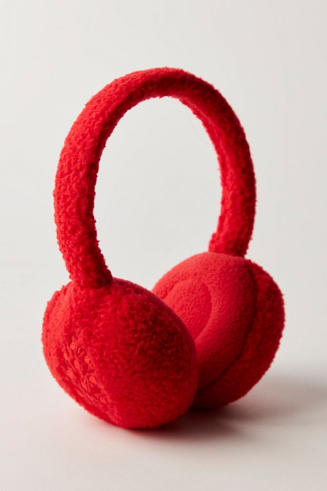Double Diamond Fleece Ear Warmers