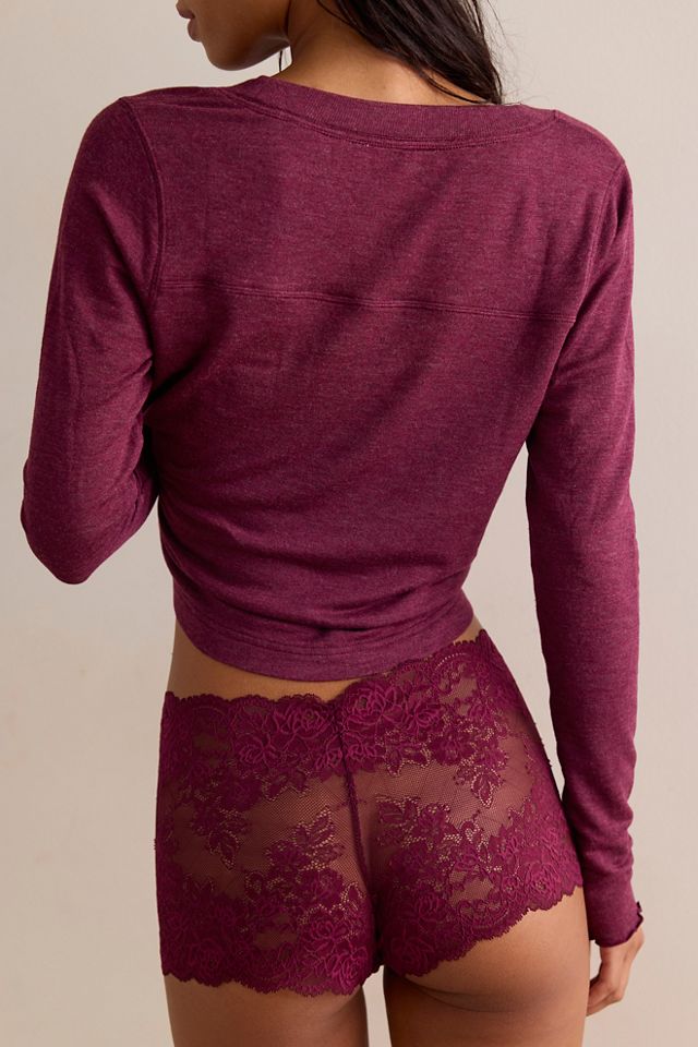 Skarlett Blue Captivate Lace Boyshort Undies #1