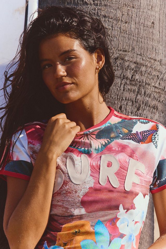 Lottie HALL I Don't Surf Rashguard #2