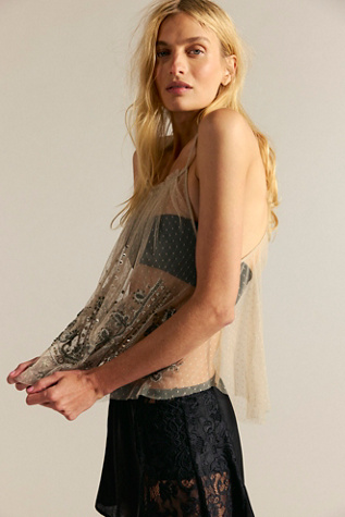 A Little Love Cami by Intimately at Free People in Blue, Size: S