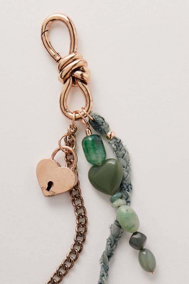 Semi Precious Charmed Strand Bag Charm #3